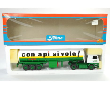 Tekno 1/50 Model Truck issue comprising Scania Tanker in the livery of API. Appears generally excellent in original box. 