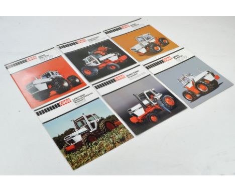Tractor and Machinery Group comprising Six Exemplary sales brochures from Case Tractor  Range. Faultless. 