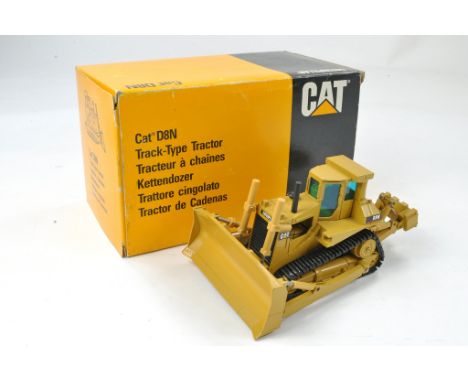 NZG 1/50 diecast construction issue comprising No. 233 CAT D8N Track Type Tractor. Appears generally very good to excellent, 
