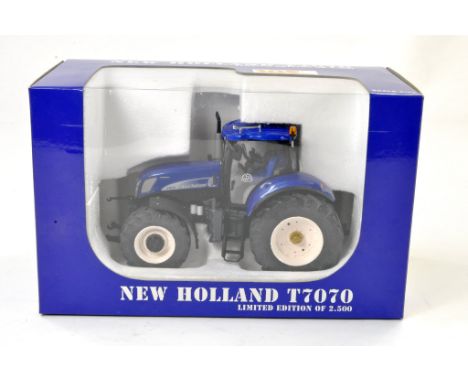 ROS 1/32 Farm issue comprising New Holland T7070 Blue Power Tractor. Limited Edition. Excellent in box. 