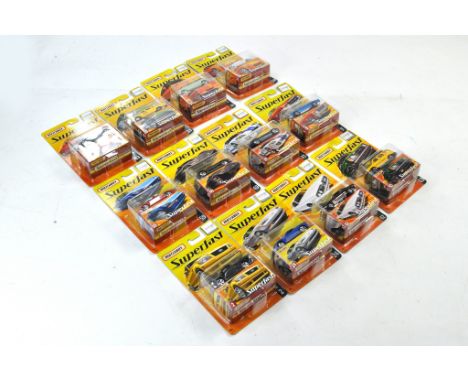 Mattel Matchbox comprising Twelve 2004/05 Superfast carded issues. All unopened.