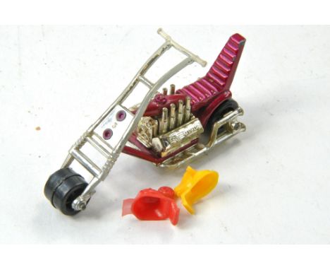 Matchbox Superfast No.49 Chop Suey . Preproduction variant has metallic purple body, chrome forks, engine and exhausts with y