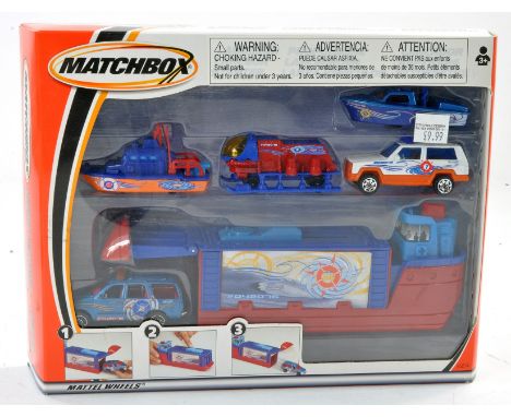 Mattel Matchbox comprising boxed Launcher Set. Excellent. 