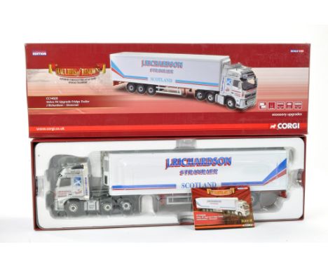 Corgi Diecast Model Truck Issue comprising No. CC14028 Volvo FH Fridge Trailer in the livery of J Richardson. Appears excelle