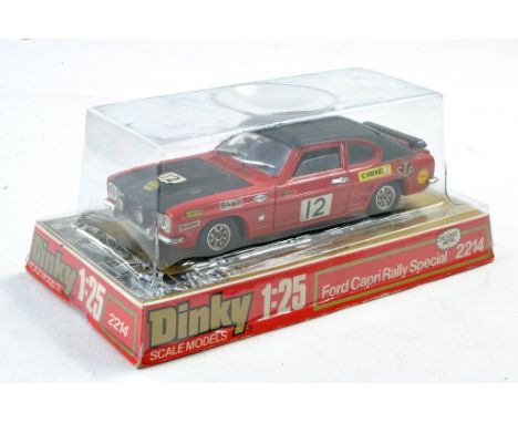 Dinky No. 2214 1/25 scale Ford Capri Rally Special. Excellent in box. 