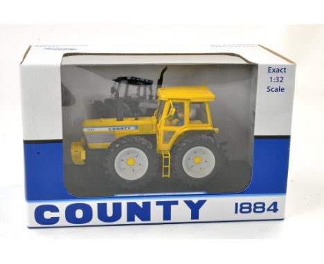 Universal Hobbies 1/32 farm issue comprising Code 3 County 1884 Super Q Tractor in Yellow. Limited Edition of 30 Models. Exce