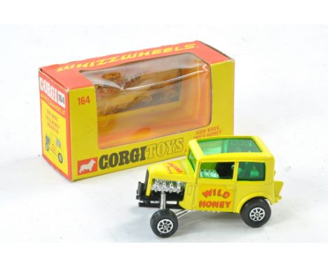 Corgi No. 164 Whizzwheels comprising Wild Honey Dragster. Generally excellent, a single spot of wear in very good box, slight