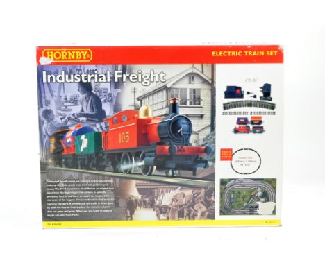 Hornby 00 Gauge Model Railway comprising Industrial Train Set. Looks to be unused. 