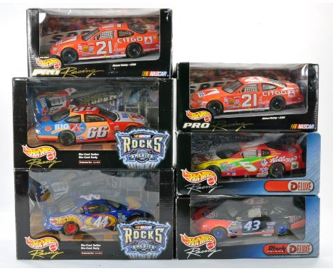 Mattel Hot Wheels Racing Series (different sets) comprising Six 1/24 Nascar diecast issues in various liveries. Appear excell