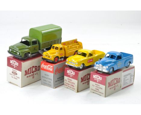 Micro Models (New Zealand) comprising four later Limited Edition issues including Army Truck, Coca Cola Special and two other