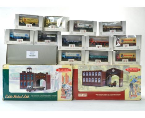 A group of EFE commercial diecast issues in 1/87 scale plus duo of Trackside Buildings. Good to very good, building boxes hav