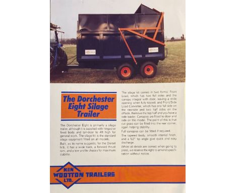 A Selection of Tractor and Machinery brochures / Literature. From a single owner collection, many unpunched examples in mostl