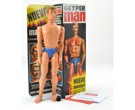 Action Man Geyper Man Spanish Reissue. Excellent in box. 