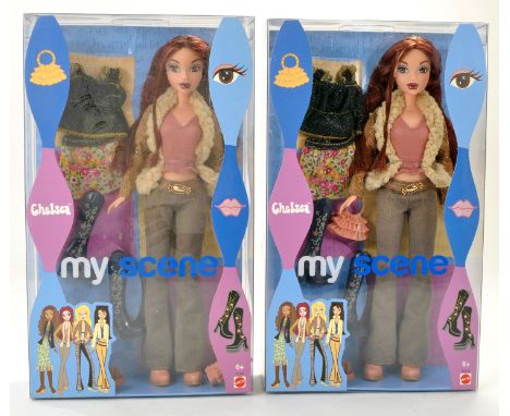 Mattel Early 00's Barbie My Scene Series Chelsea duo - Fashion Dolls. Still Sealed within box hence contents excellent, boxes