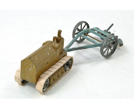 Autajon and Roustan (AR - France) scarce crawler tractor with rear implement. Generally very good for age and very hard to fi