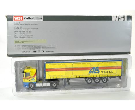 WSI 1/50 High Precision Model Truck Issue comprising DAF XF 105 Pacton Trailer in the livery of Texel. Appears very good to e