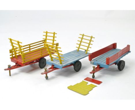 Crescent Vintage trio of Farm Trailer issues in various configurations. Generally good with some expected minor signs of fati