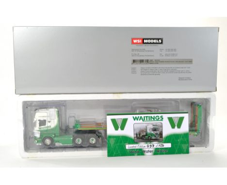 WSI 1/50 High Precision Model Truck Issue comprising Scania Streamline Low Loader in the livery of Waitings. Limited Edition 