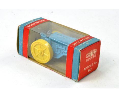 Mettoy No. 663 Mechanical Road Roller. Generally excellent in very good box, including key. 