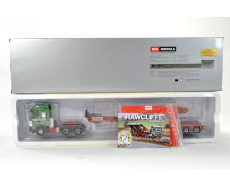 WSI 1/50 High Precision Model Truck Issue comprising Mercedes Arocs with Nooteboom Trailer in the livery of Rawcliffe. Limite