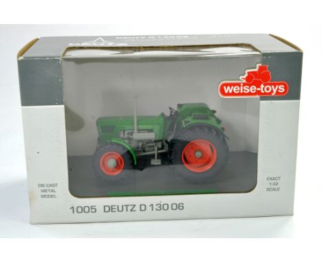 Weise Toys 1/32 Model Farm Issue comprising No. 1005 Deutz D130 06 Tractor. Excellent, appears to have never been removed fro