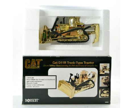 Norscot 1/50 Gold Plated CAT D11R Track Type Tractor. Excellent in Box.