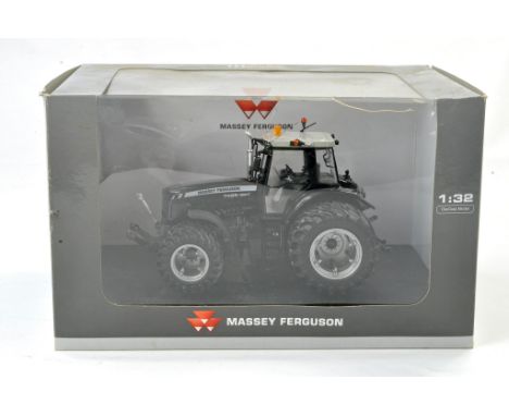 Universal Hobbies 1/32 farm issue comprising Massey Ferguson 7499 Black Edition Tractor. Some modifications. Appears excellen