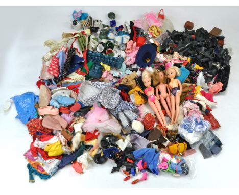 Vintage Sindy / Barbie inc Action Man and others, an extensive collection of original outfits, footwear and accessories compr