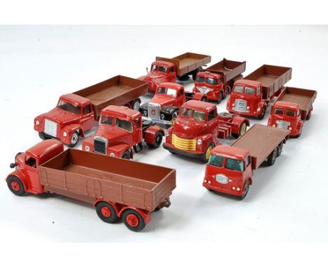 An assortment of mostly code 3 model trucks from various makers including Dinky. Generally good, some minor cosmetic wear. 