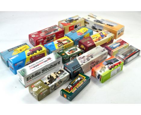 Sixteen Boxed Commercial Diecast Models from mostly Corgi, and mostly in 1/50 scale. Including various classic trucks and com