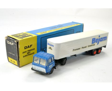 Lion Car Diecast Model Truck issue comprising No. 36 DAF and Trailer in livery of Bejam. Vintage issue is generally excellent