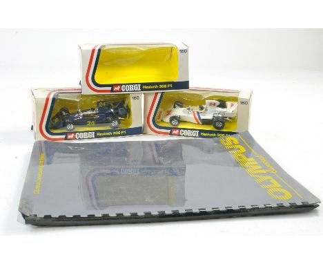 Corgi No. 160 Hesketh 308 F1 Racing car plus another special promotional issue (code 3?) for Olympus Cameras including brochu