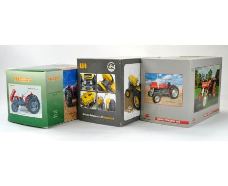 Universal Hobbies 1/16 tractor trio. All with faults, missing parts so sold for spares only. 