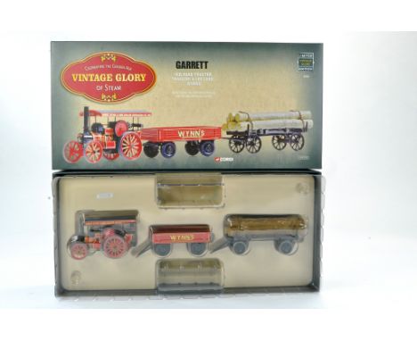 Corgi Diecast Model truck issue comprising No. 80305 Vintage Glory Series 4CD Road Tractor, Trailers and Log Load in livery o
