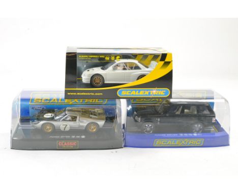 Scalextric - Slot Car Interest comprising trio of boxed issues including No. C2878 Range Rover Black, C2917 Ford GT40 1966 Le