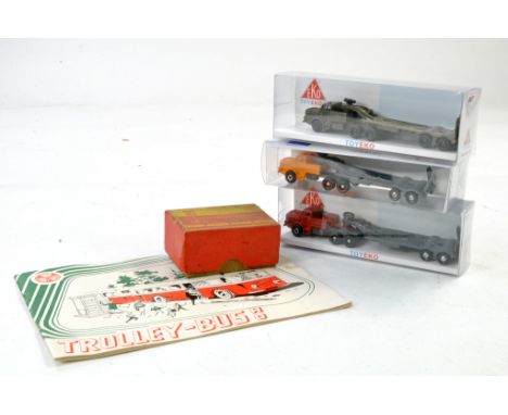 Unusual trio of Mighty Antar plastic 1/86 issues from EKO plus Eheim Leaflet and Flashing Signal. 