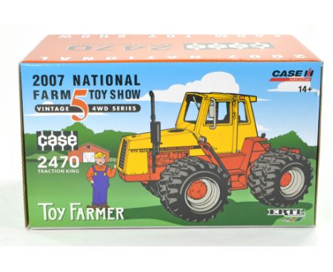 Ertl 1/32 Model Farm issue comprising Toy Farmer 2007 National Farm Toy Show Case 2470 Traction King Tractor. Excellent, not 