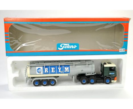 Tekno 1/50 Model Truck issue comprising Leyland DAF Tanker in the livery of REYM. Appears generally excellent in original box