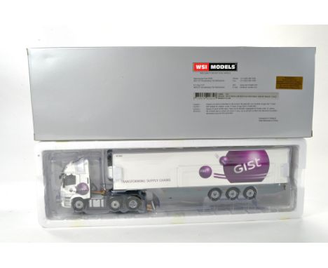 WSI 1/50 High Precision Model Truck Issue comprising DAF CF Space Cab Fridge Trailer in the livery of Gist. Appears excellent