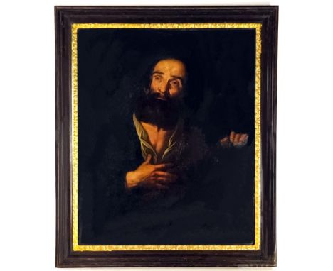 Jusepe (Giuseppe) de Ribera, school of  (Spanish, 1591-1652)  Old Master, 17th Century or later  Portrait of an Apostle, Prop