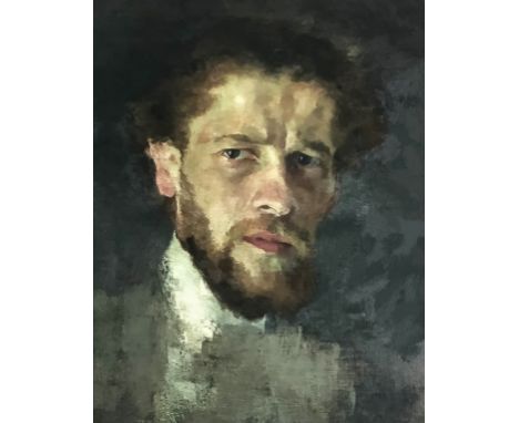 Ferdinand Matthias Zerlacher, attributed to  (Austrian, 1877-1923)  Artist Self Portrait  19th Century or later  Oil on canva