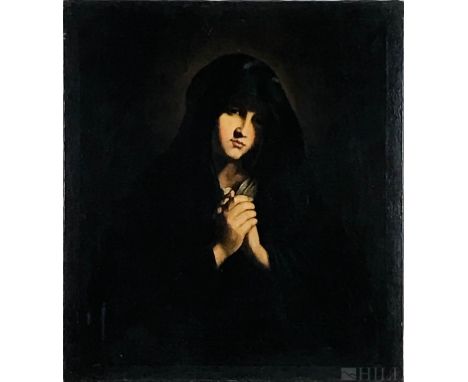 Carlo Dolci, manner of  (Italian, 1616-1686)  Possibly, School of Sassoferrato  Portrait of Madonna  18th Century or later  O