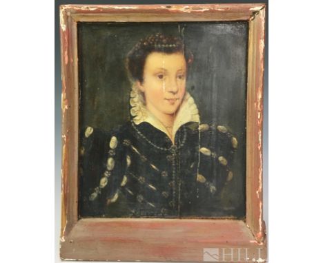 Francois Clouet, after  (French, 16th / 17th Century or later)  Thought to be a Portrait of Queen Elisabeth of Valois of Spai