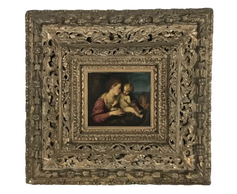 Francesco (Parmigianino) Mazzola, after  (Italian, 1503-1540)  School of Parma, 17th Century or later  The Virgin and Child, 