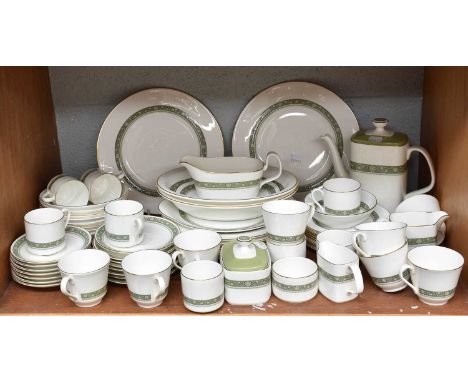 Royal Doulton Rondelay Pattern Part Dinner,Tea and Coffee Service (one shelf)