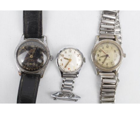 WW2 army watch ATP 3372, military arrow marking plus nurse's watch &amp; a German Watch. 