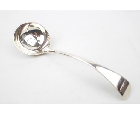 Good quality Silver Ladle with pierced bowl by Goldsmiths &amp; Silversmiths of London 1912. 60g total weight 