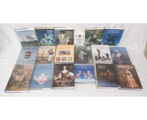 Collection of Antiques Collectors Club books to inc. Dictionary of Scottish Art, Animals in Bronze, English Porcelain Figures