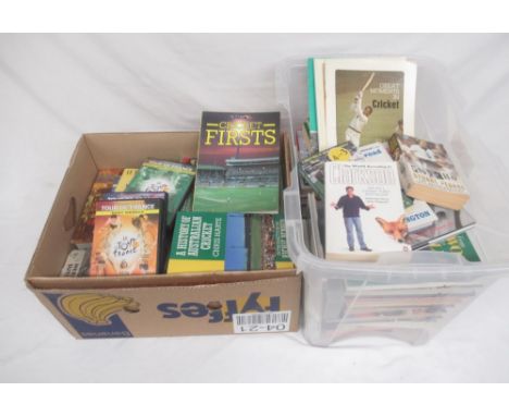 Collection of predominantly sport books to inc. 6 Tour De France DVDsShipping £58.00 plus vat (UK Only)