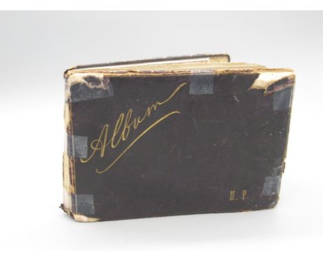 C20th autograph book cont. various signatures from Sir John Mortimer, Peter Scudamore, A.P.McCoy, John Francome, Bernie Slave